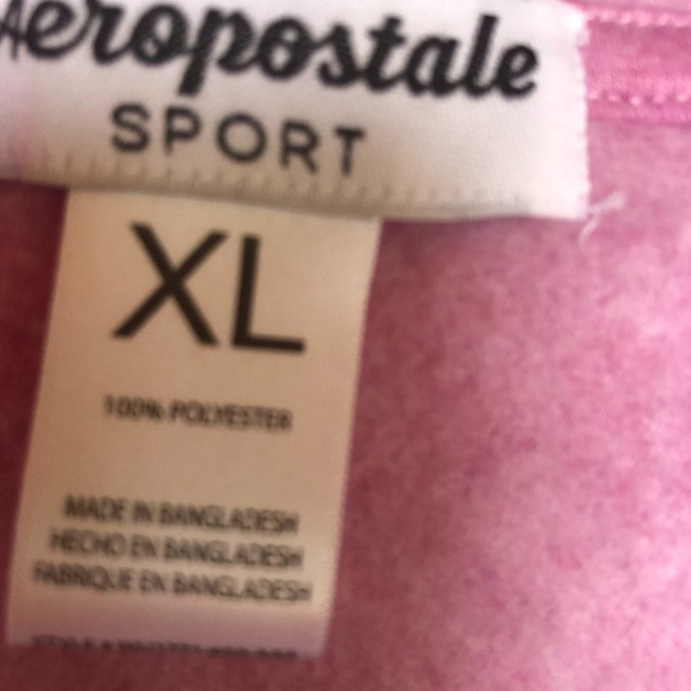 🐝 Aéropostale Pink Athletic Hoodie NWOT - Picture 5 of 5